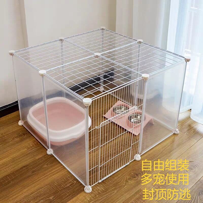 狗狗围栏室内狗笼栅栏小中型犬泰迪家用隔离门宠物护栏狗窝狗笼子