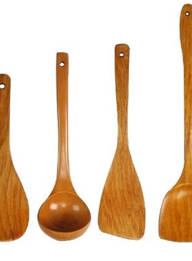 4pcs Accessories Handhold Non Stick Hanging Spatula Set