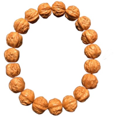 猴头手串雕刻金蟾蛤蟆头野生文玩小核桃京八棱核雕非桃核橄榄核