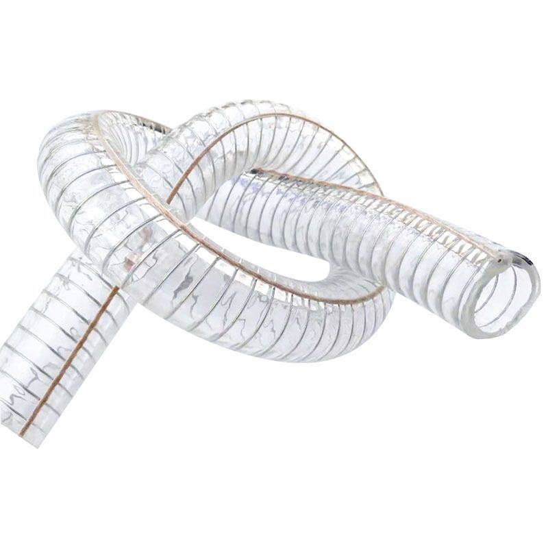 耐低温水管静电软管矽胶钢丝透明钢丝40加厚度低温钢丝防冻防静电