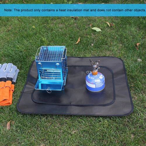 极速105x60cm Fire P Pad Prevent Floor Deck Mat Camping