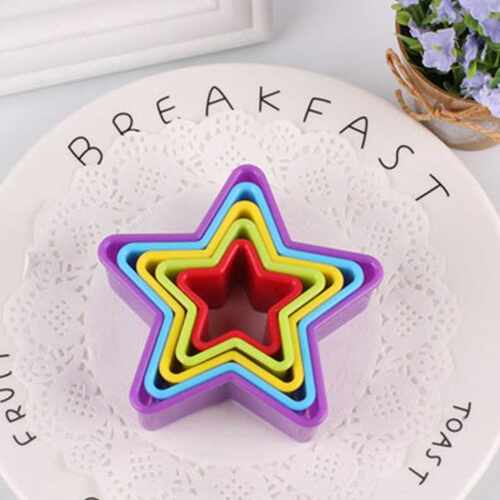 极速7 Style Cookie Cutters Moulds Plastic Jelly Biscuit Mold