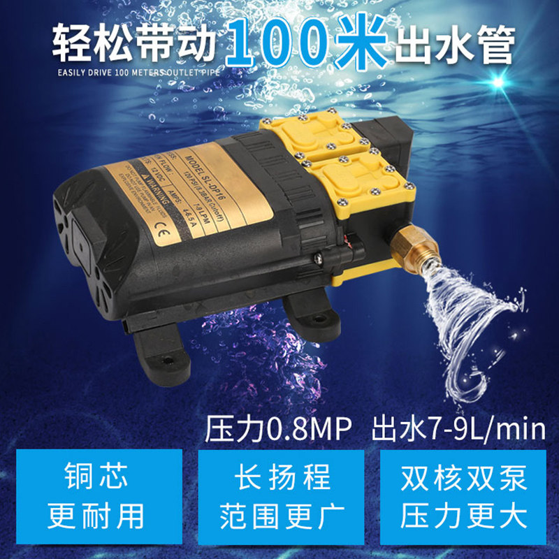 极速喷雾器电动农用浇菜户外家用充电手提式打药洗车抽水机水泵手