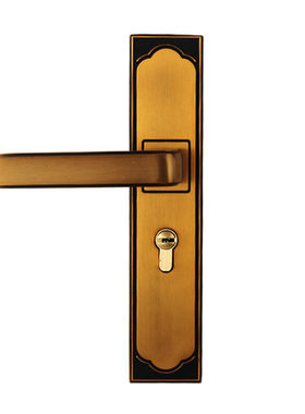 新款磁吸静音中式木门锁黑色房间卧室门锁室内锁通用型内门家用锁