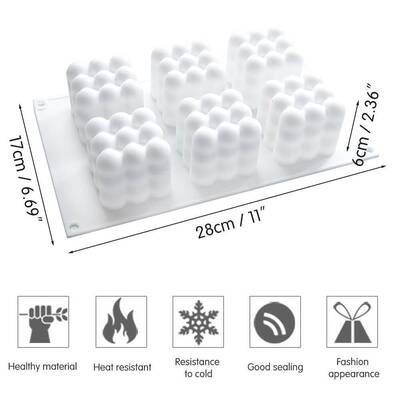 极速3Dsilicone mol ds for candls DY HandmadKVQe Caendle SoIa
