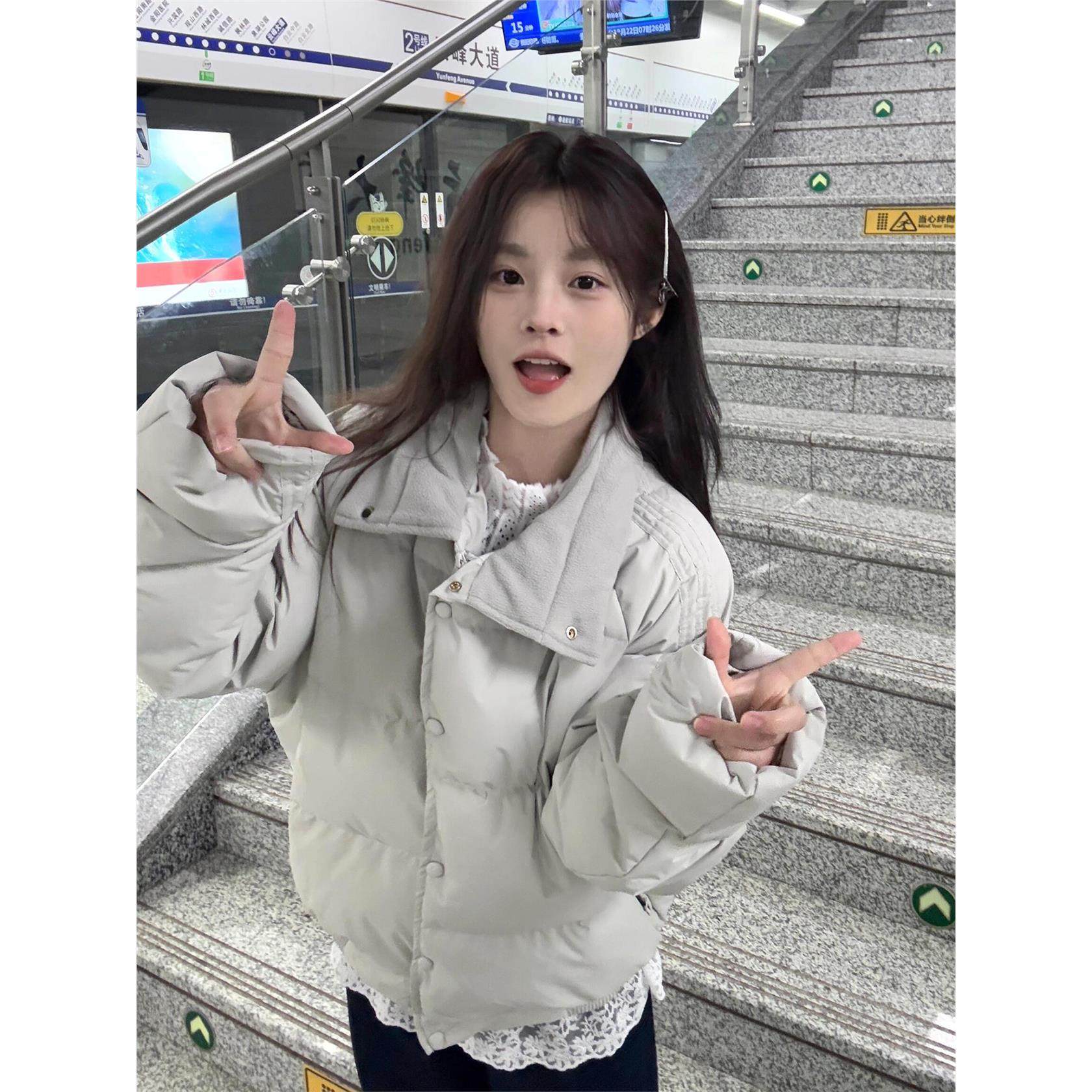 棉服女冬季2025新款覆古设计感小众宽松百搭男女加绒加厚棉衣外套,个性定制/设计服务/DIY,棉服工装,淘宝优惠券,粉丝福利购,淘宝优惠卷