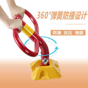 汽车车位锁免打孔立柱升降停车位地锁私人专用固定加厚防撞占位桩