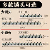 商用雨伞架锁头烤漆雨伞架带锁钛金伞架锁小大锁头12头锁可做统匙