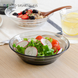 原装进口 东洋佐佐木 无铅玻璃 可洗碗机使用 麦片色拉甜品碗清新