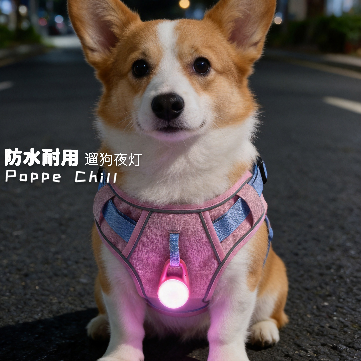 【防水轻便显眼柔光】狗狗夜行灯