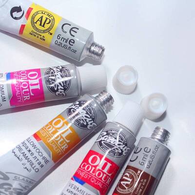 极速Oil Colors Paints Fine Painting Art Supplies 12 Colours