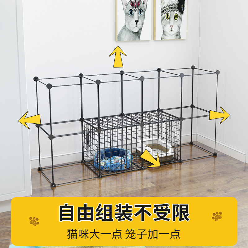 猫笼笼子别墅三层家用室内舍带厕所超大自由空间小型猫咪猫窝