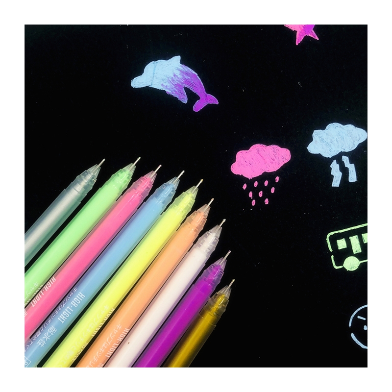 DIY相册彩色勾线笔手工制作笔记本粉彩笔相簿配件工具细头高光笔