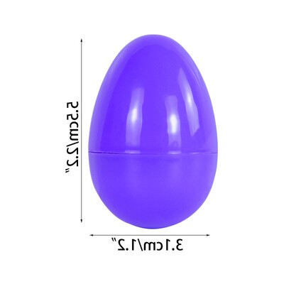 极速24/12Pcs Fillable Easter Eggs Plastic Colorful Easter Eg
