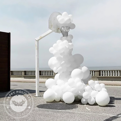 极速5-36inch Big Matte White Latex Balloons Macarone Color I