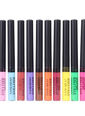 极速12 Color Liquid Eyeliner Pen Waterproof Durable Matte Co