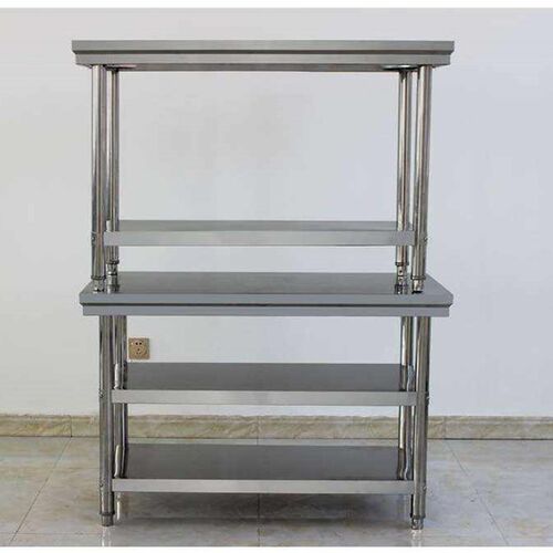 好货饭店不锈钢双层 三层工作台 拆装式不锈钢 厨房操作台 打荷打