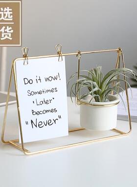 极速北欧ins风创意框相多肉仿真植物盆饰栽客厅房间办公桌面装小