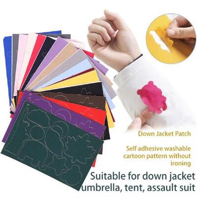 极速Various Patterns Self Adhesive Repair Washable Patches F