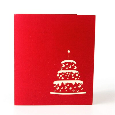 极速happy birthday card birthday  invitation card 3d cards