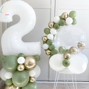 Decoratio Balloons Road Number Stand Green .Birthday