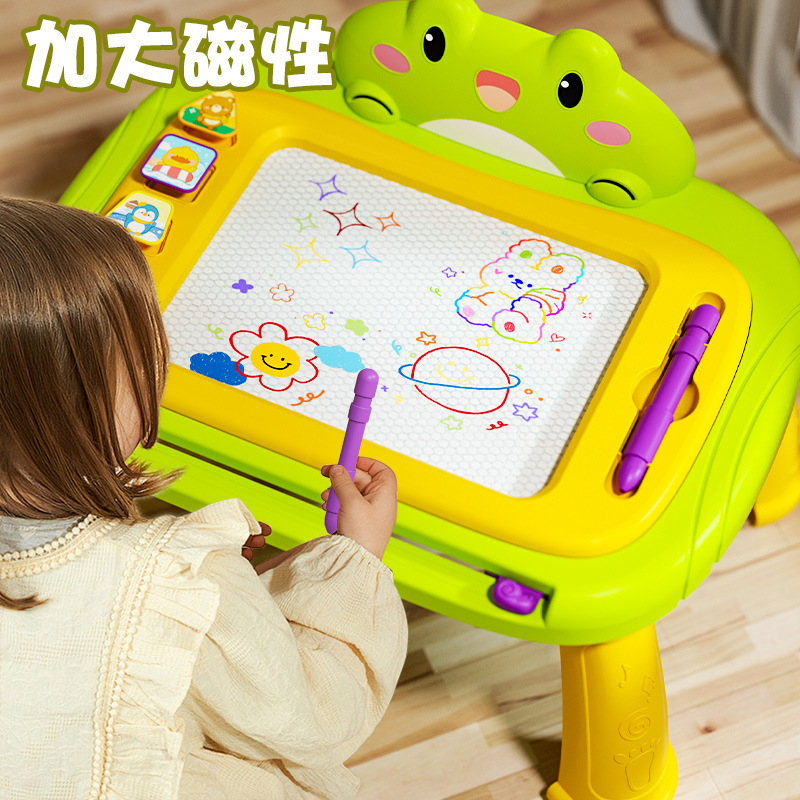儿童磁性画板婴儿岁玩具桌彩色涂鸦画画写字学习绘画早教玩具