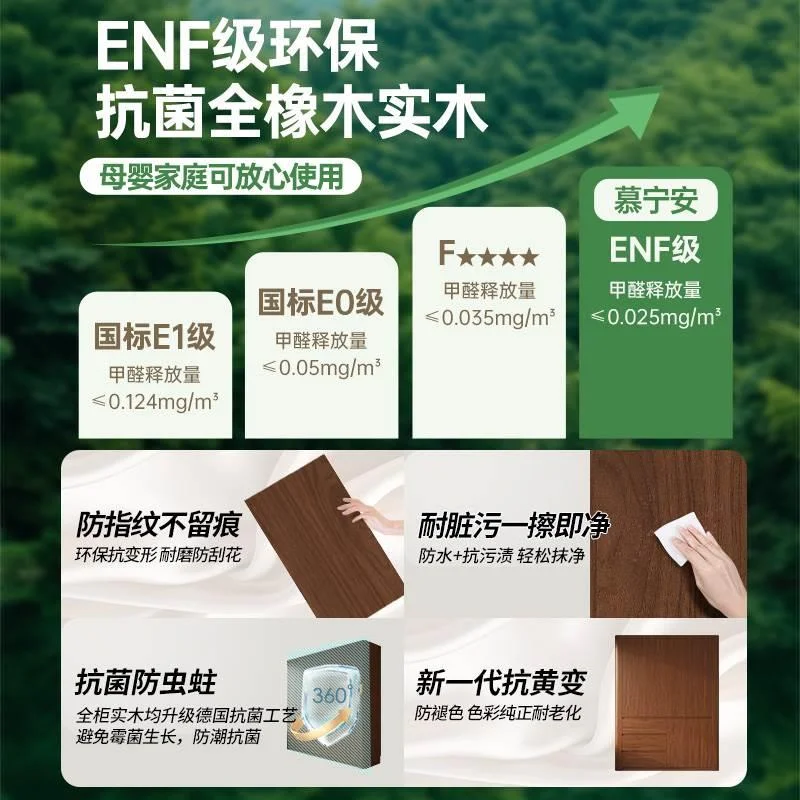 定制圆弧转角橡木衣柜新款20爆款全24实木分段式免拉手主卧大衣新