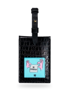 HUMANUNIFORM尤尼馥指定合作店铺 皮质吊牌造型挂饰 Tagging