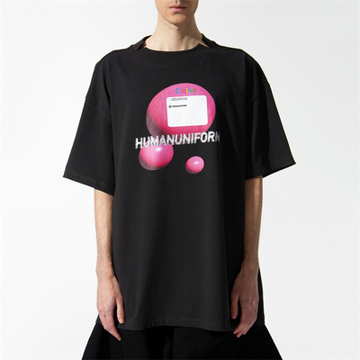HUMANUNIFORM尤尼馥指定合作店铺 TO-THE-MOON印花T恤