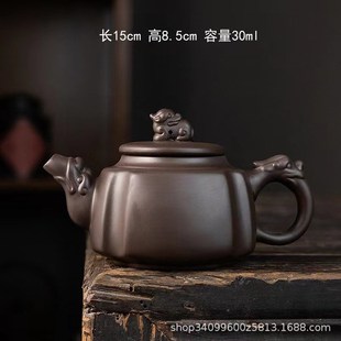 i大小容量卡盖西施壶单壶纯手工大红袍家用泡茶壶 宜兴紫砂壶套装