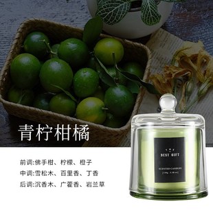饰礼品摆件 香薰蜡烛创意金j钟罩礼盒高级感礼物生日伴手礼装