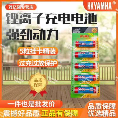 18650锂电池5600mAh大容量