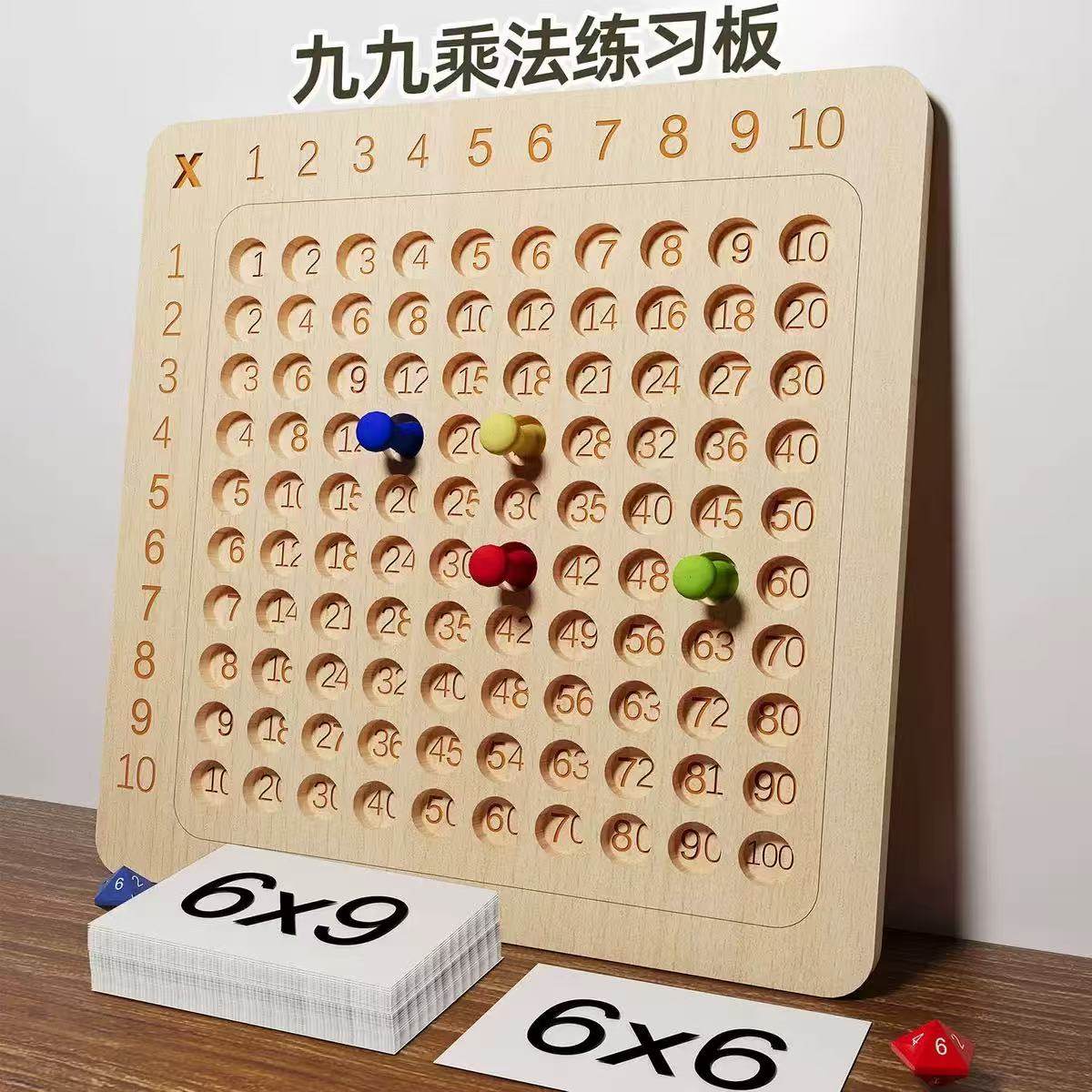 九九乘法口诀表背诵神器卡片二年级数学教具挂墙99练习桌游小学生,玩具/童车/益智/积木/模型,数学学习板/计算架,淘宝优惠券,粉丝福利购,淘宝优惠卷