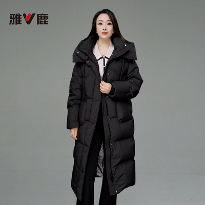 雅鹿官方正品女装羽绒服加厚保暖