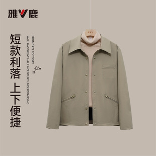 雅鹿2026新款衬衫外套休闲时尚宽松羽绒服女款厚冬款羽绒衣百搭