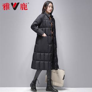 加厚中长款 宽松百搭妈妈冬季 羽绒服YZ901V13760 休闲时尚 雅鹿新款