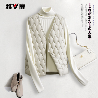 雅鹿女士防寒保暖短款羽绒服