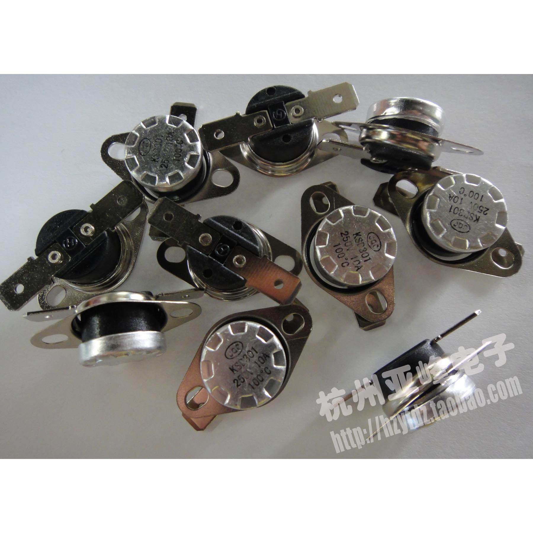 KSD301温控开关KSD301-100°C 常开10A250VAC 温度开关