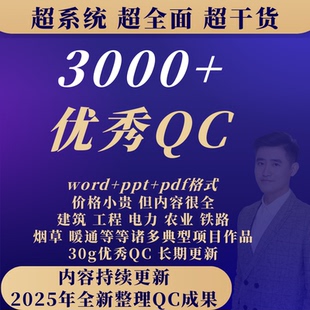 QC成果汇报PPT模板电力建筑土工程设排水课题品管圈小组质量控制