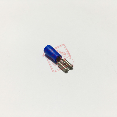 FDD2-187 冷压母预绝缘接线端子 4.8插簧 线耳线鼻子 黄铜1000只