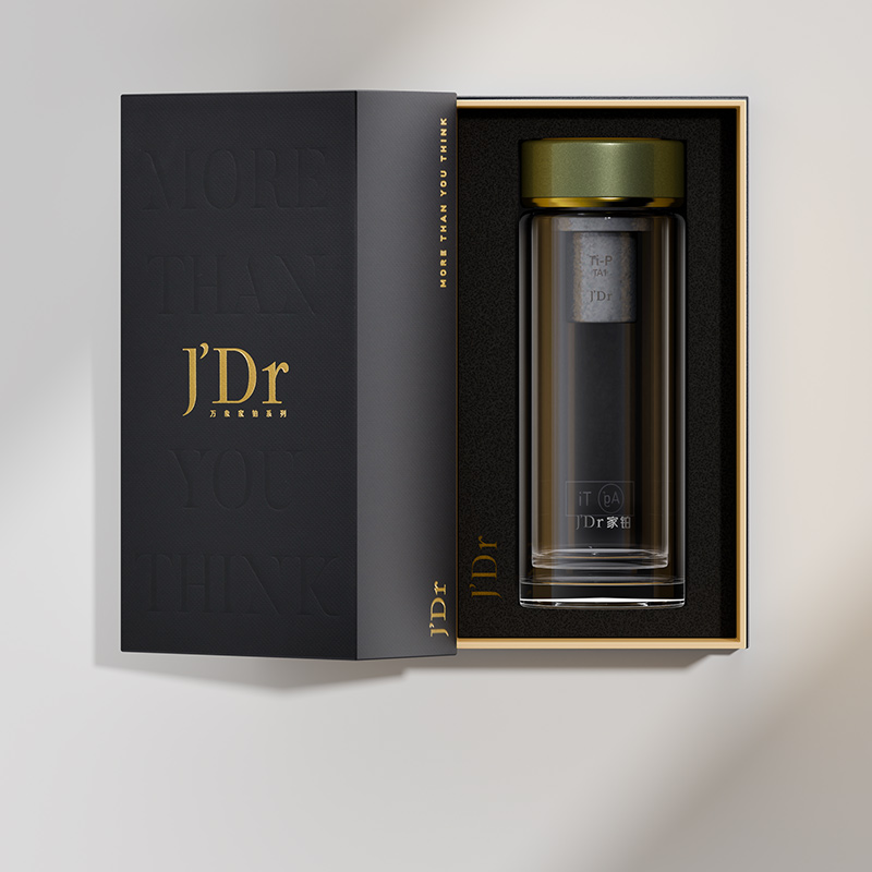 万象J'Dr/家铂钛银抗菌杯玻璃杯