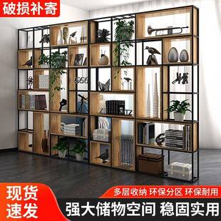 美式置物架落地展示架厅多层收花CBX架铁艺隔客断列纳架办公室陈