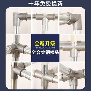 Q3Y简易衣柜家用卧室租组布衣柜全架钢加HUB粗加固出房用收纳柜装