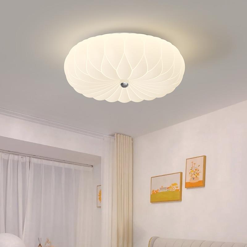 全光谱护眼儿童风房吸顶XYJ灯卧室新间奶油男孩书房南房瓜吊灯202