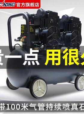 气泵喷涂专用真石漆水包高砂水腻子压粉空压机220喷漆打气ISM泵V