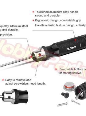 R模型维修工具白钢内六角0.9C/01.27/1./3/1.5/2.2.5JAV/3.0mm