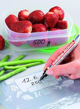 °德VXL国edding艾8000迪无卤标素实验室-25低温记耐酸碱冷藏记号