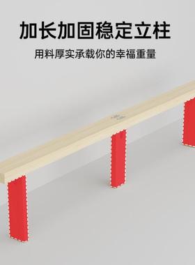 制实床木缝填充床边缝填塞定木板床加宽拼VEH接板床尾加长床隙板