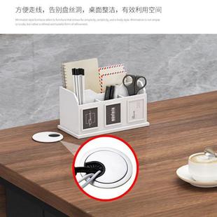 板桌公桌约老现代经理大班台单人简主管总裁办公FCS室家具桌办椅