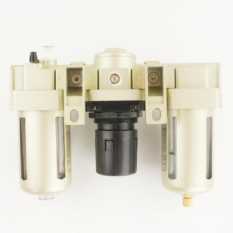 空气过滤器过AC4000-04三联体件气源YHG处理三连4分牙泵滤S气MC型